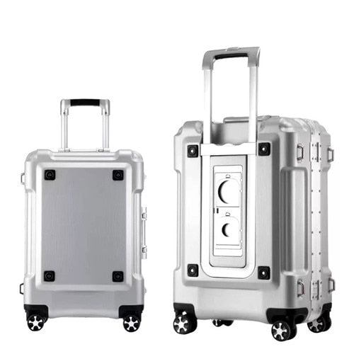 valise chariot en aluminium