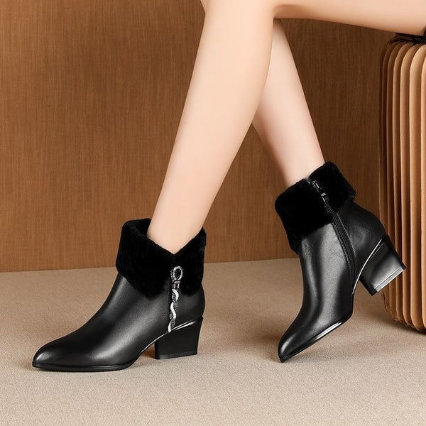 Bottines Chelsea en cuir