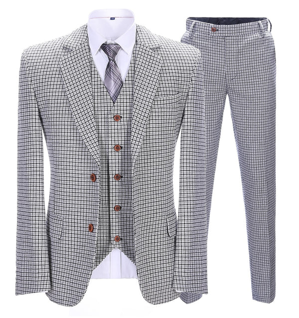 3 pièces costume (Blazer + gilet + pantalon)