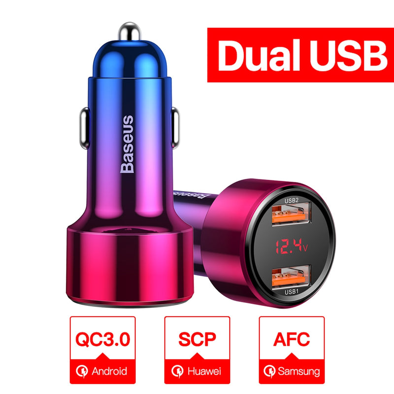 Chargeur de voiture USB & C