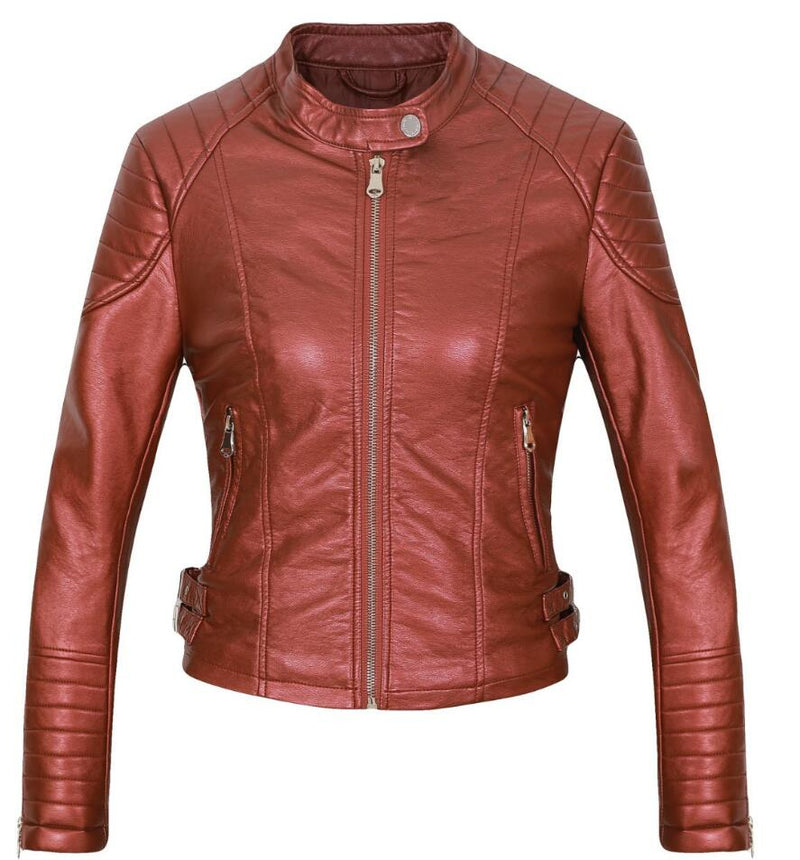 Veste cuir manteau