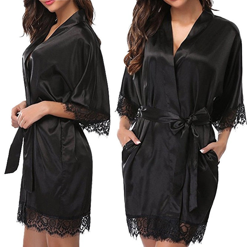 Robe dentelle de nuit