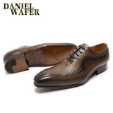 Oxford chaussures  en cuir véritable