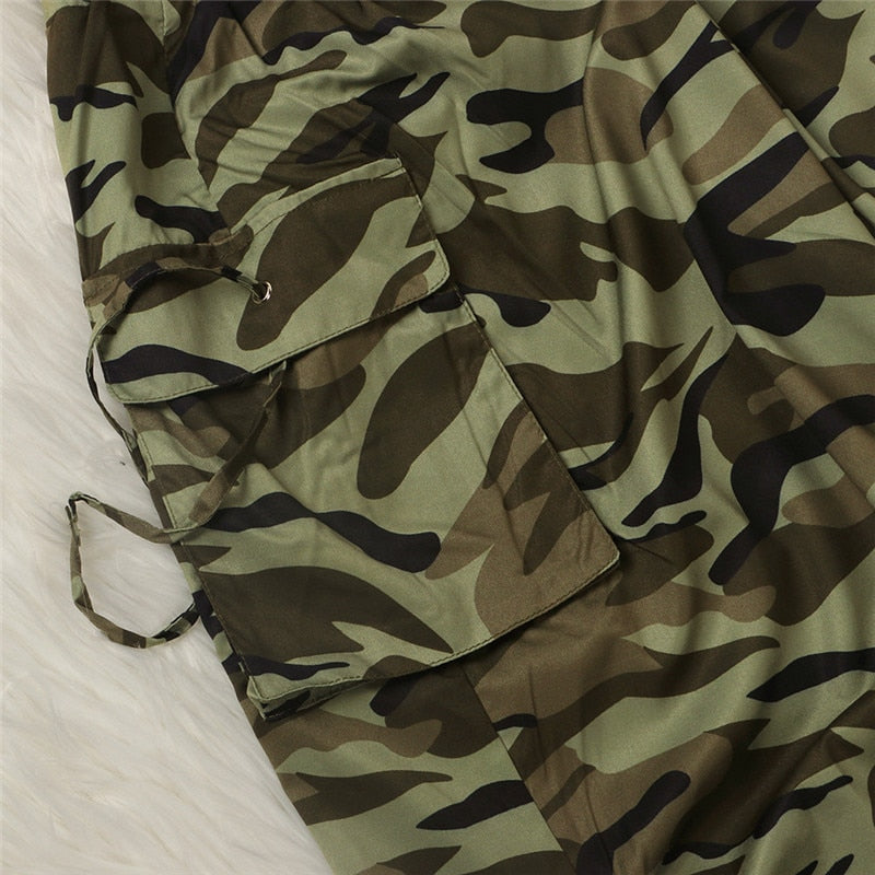 Jupe longue camouflage