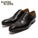 Oxford chaussures  en cuir véritable