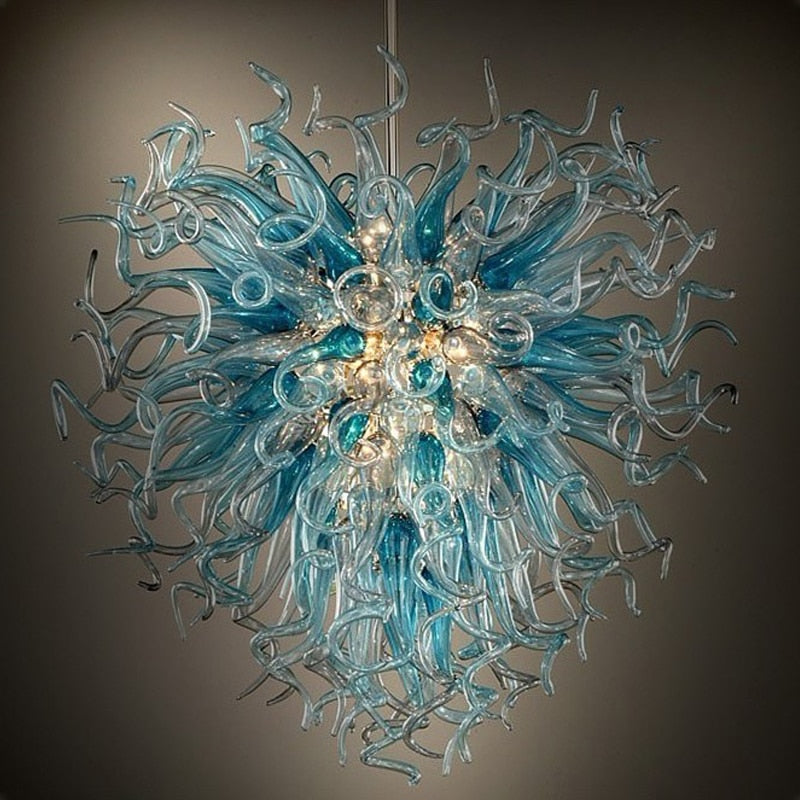 Lustre bleu de luxe