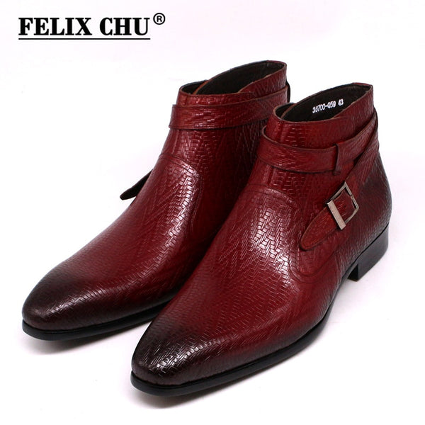 Felix Chu en cuir véritable