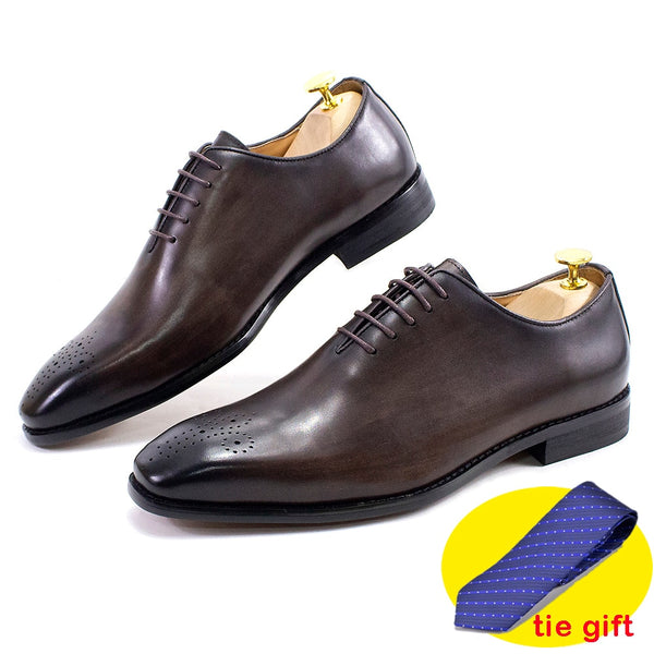 Chaussures Oxfords en cuir